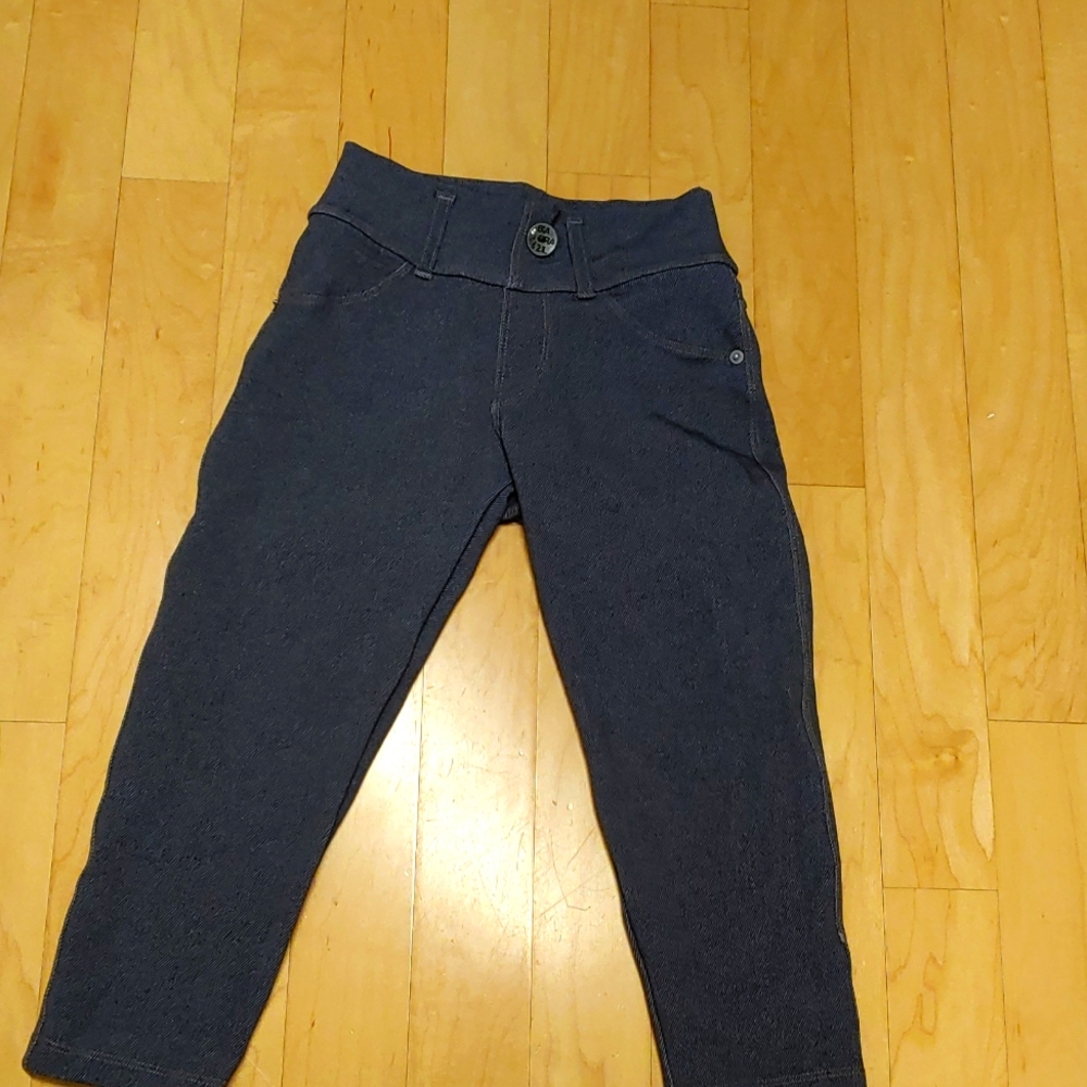 Capri via Brazil faux jeans stretchy material